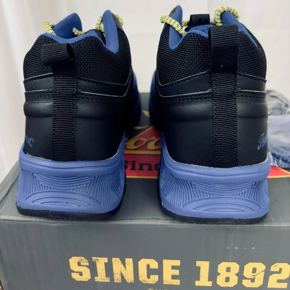 Thorogood Men’s Day One Safety AST Mid 809-9200 Blue/Black Size US 7/EU 40 NIB